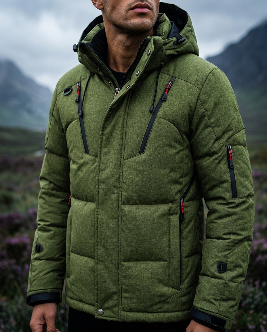 Ivor Men's Oversized Hooded Puffer Jacket