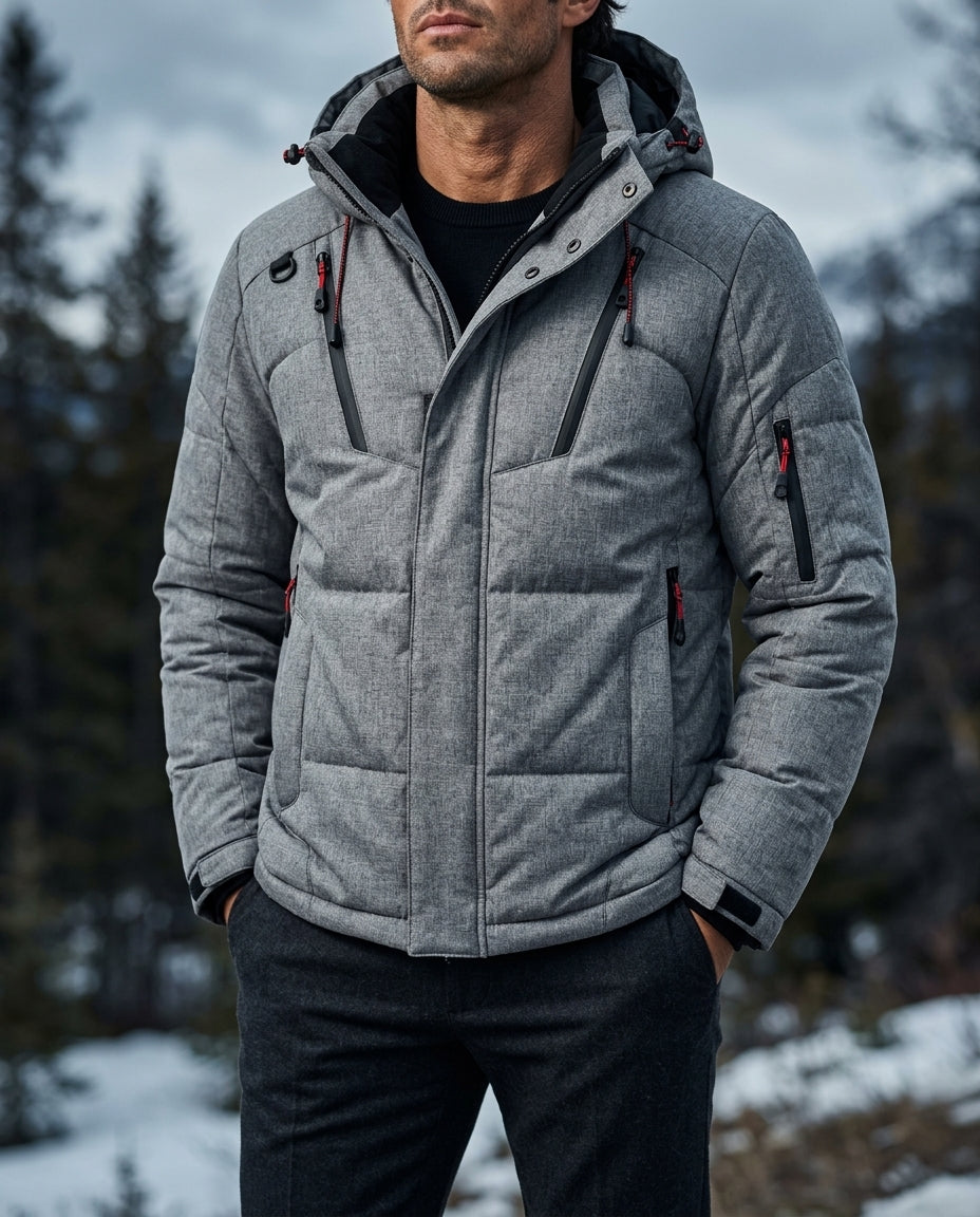 Ivor Men's Oversized Hooded Puffer Jacket