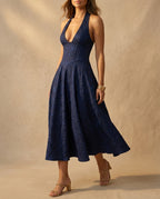 Ffion Women's Jacquard Wedding Guest Dress