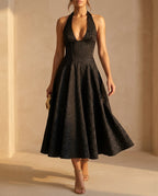 Ffion Women's Jacquard Wedding Guest Dress