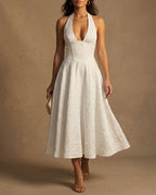 Ffion Women's Jacquard Wedding Guest Dress