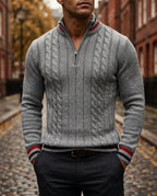 Ewan Men's Half Zip Turtleneck Sweater