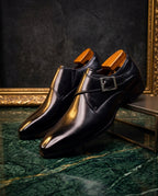 Fabio Men's Leather Monk Strap Shoes