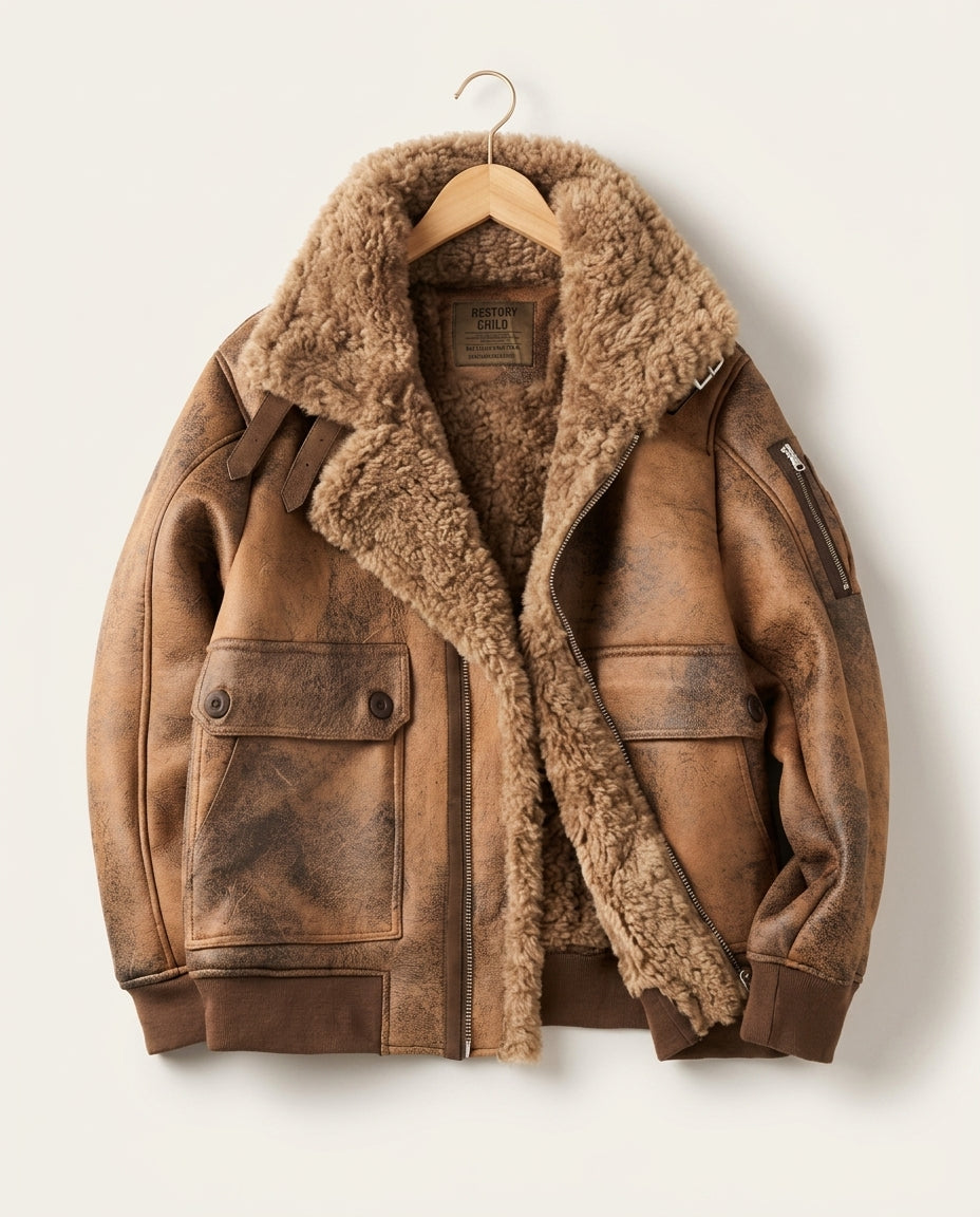 Thorne Men's Shearling Leather Jacket