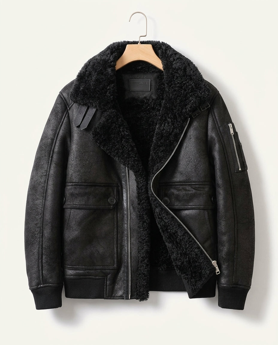 Thorne Men's Shearling Leather Jacket