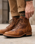 Fergus Men's Faux Leather Lace Up Boots
