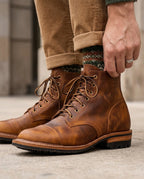 Fergus Men's Faux Leather Lace Up Boots