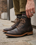 Fergus Men's Faux Leather Lace Up Boots