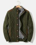 Rory Men's Fleece Lined Cable Cardigan
