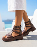 Niamh Women's Cross Strap Platform Sandals