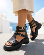 Niamh Women's Cross Strap Platform Sandals