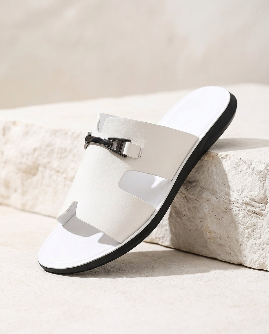 Reuben Men's Crossover Buckle Sandals