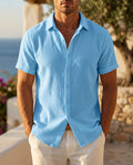 Roderick Men's Textured Button Summer Shirt