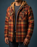 Weston Men's Plaid Fleece Lined Jacket