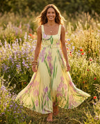 Saoirse Women's Floral Boho Maxi Dress