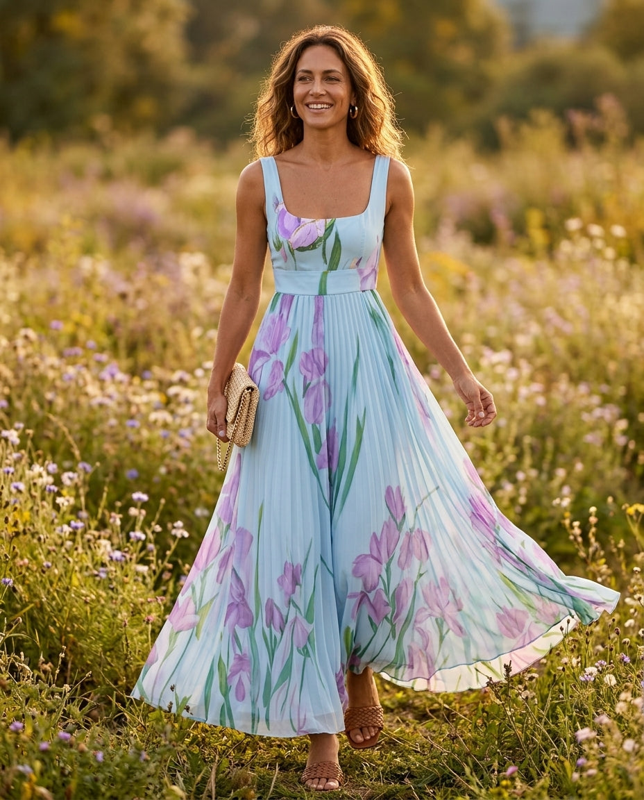 Saoirse Women's Floral Boho Maxi Dress