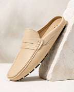 Crawford Men's Leather Driving Mules
