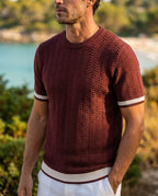 Corben Men's Textured Knit Shirt