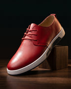 Barlow Men's Leather Lace Up Sneakers