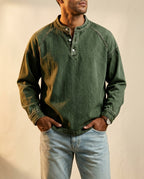 Prescott Men's Vintage Long Sleeve Shirt