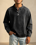 Prescott Men's Vintage Long Sleeve Shirt