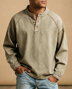 Prescott Men's Vintage Long Sleeve Shirt