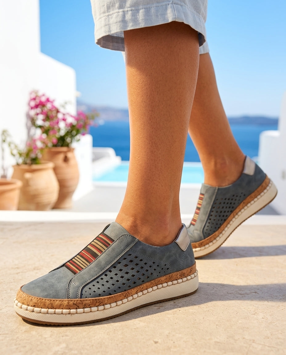 Whitney Women's Orthopedic Leather Sneakers