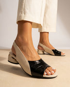 Delaney Women's Croc Embossed Slingbacks
