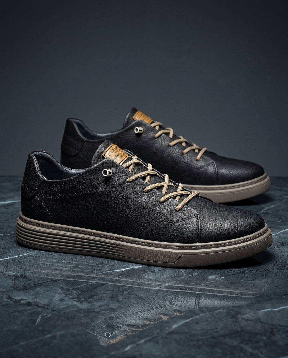 Ashford Men's Leather Low-Top Sneakers