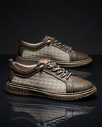 Barrett Men's Leather Mesh Sneakers