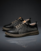 Barrett Men's Leather Mesh Sneakers