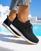 Marlowe Women's Crochet Swirl Sneakers