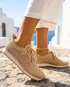 Marlowe Women's Crochet Swirl Sneakers