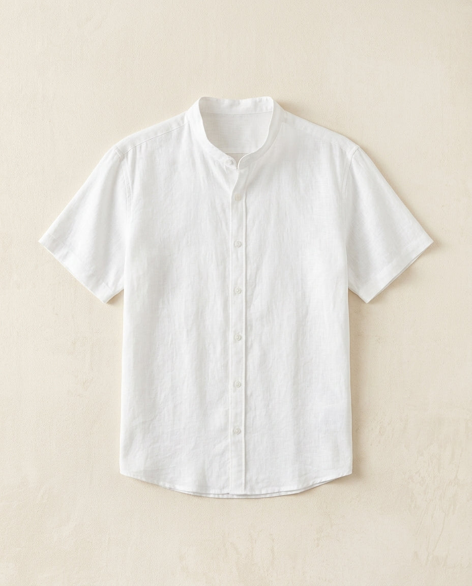Everett Men's Cotton Linen Shirt