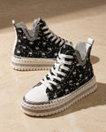 Blakely Women's Distressed Denim High-Tops