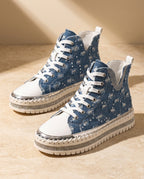 Blakely Women's Distressed Denim High-Tops