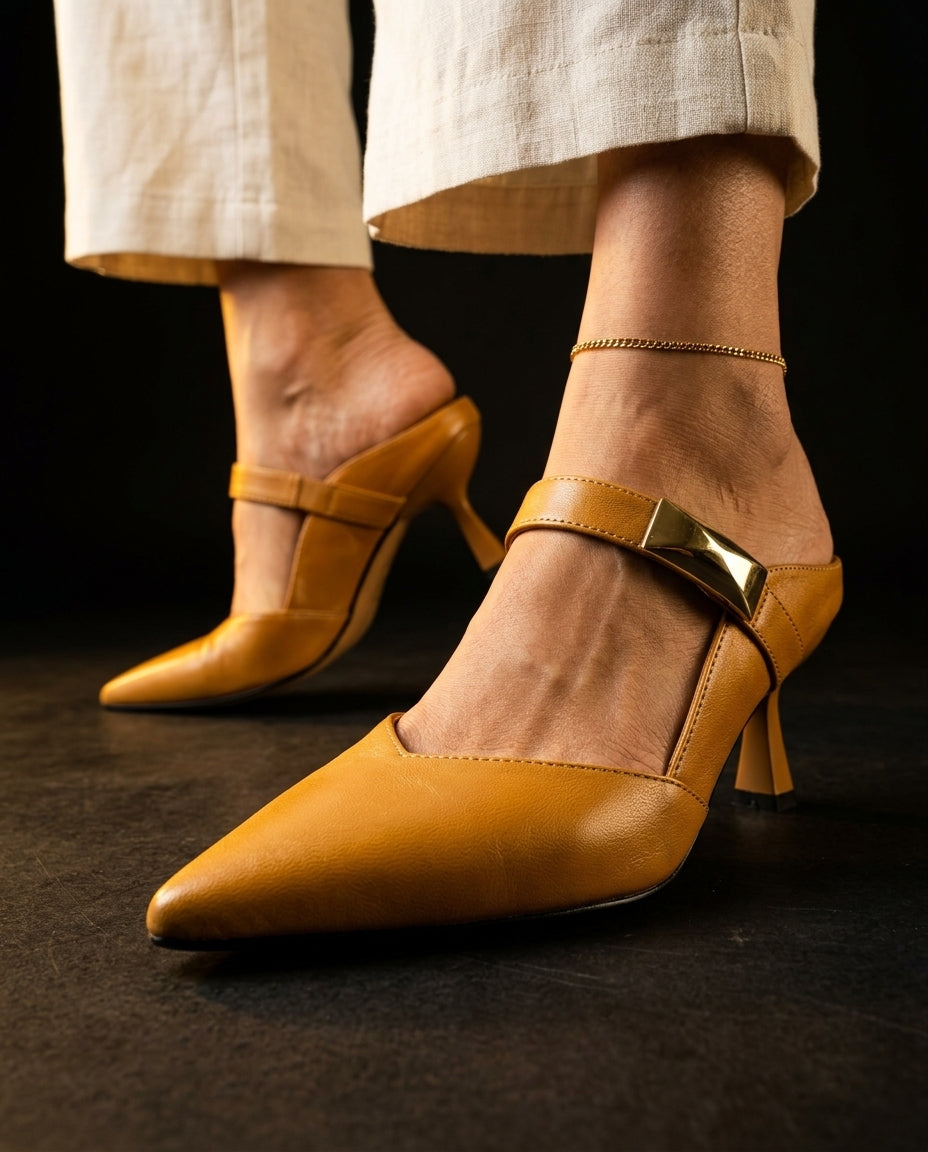 Kensington Women's Leather Mary Jane Mules
