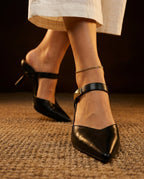 Kensington Women's Leather Mary Jane Mules