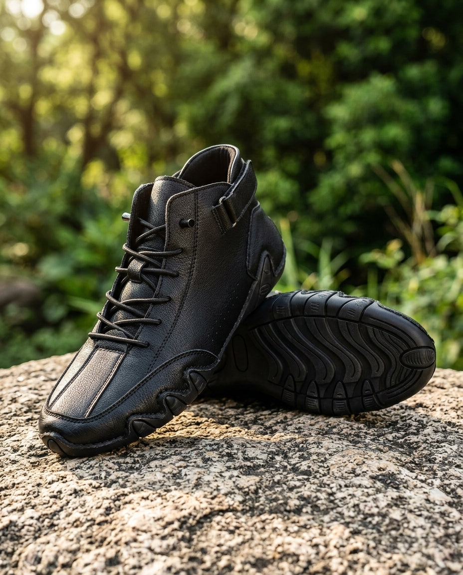 Weston Men's Leather High-Top Sneakers