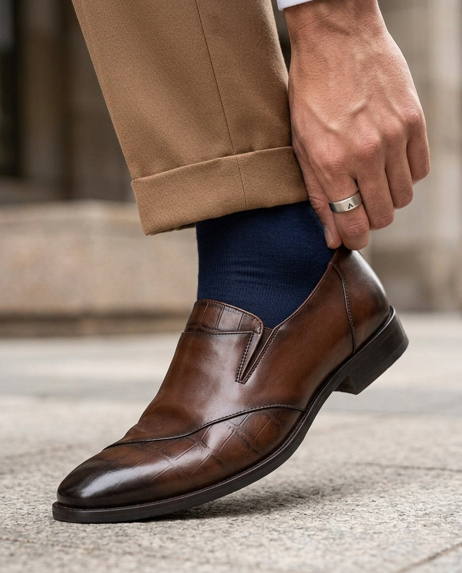 Barrett Men's Two-Tone Leather Loafers