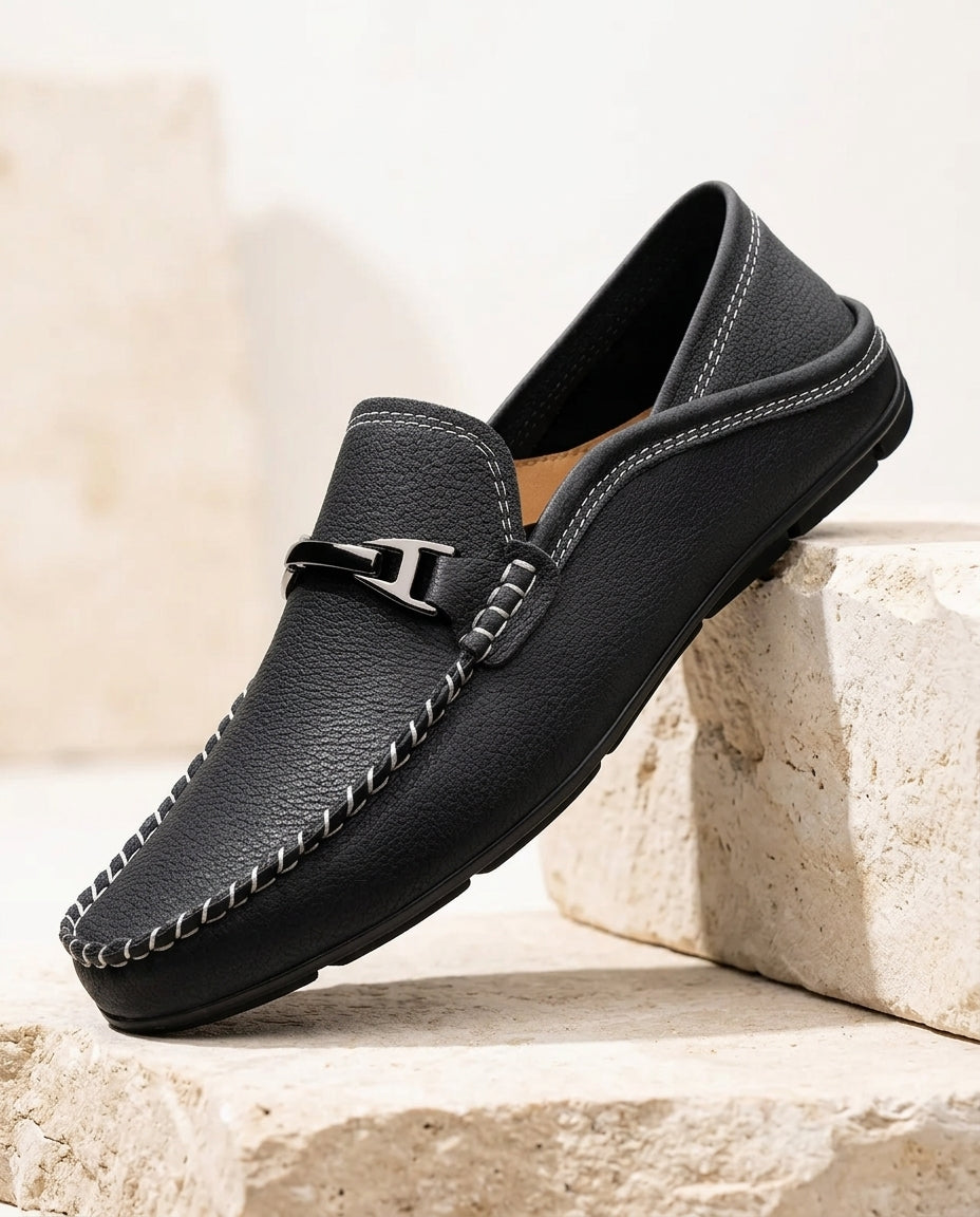 Ellison Men's Leather Bit Loafers