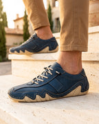 Sterling Men's Wavy Sole Leather Shoes