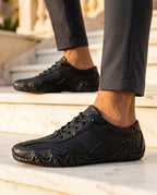 Sterling Men's Wavy Sole Leather Shoes