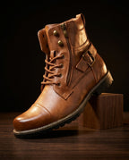 Bradford Men's Buckle Strap Work Boots