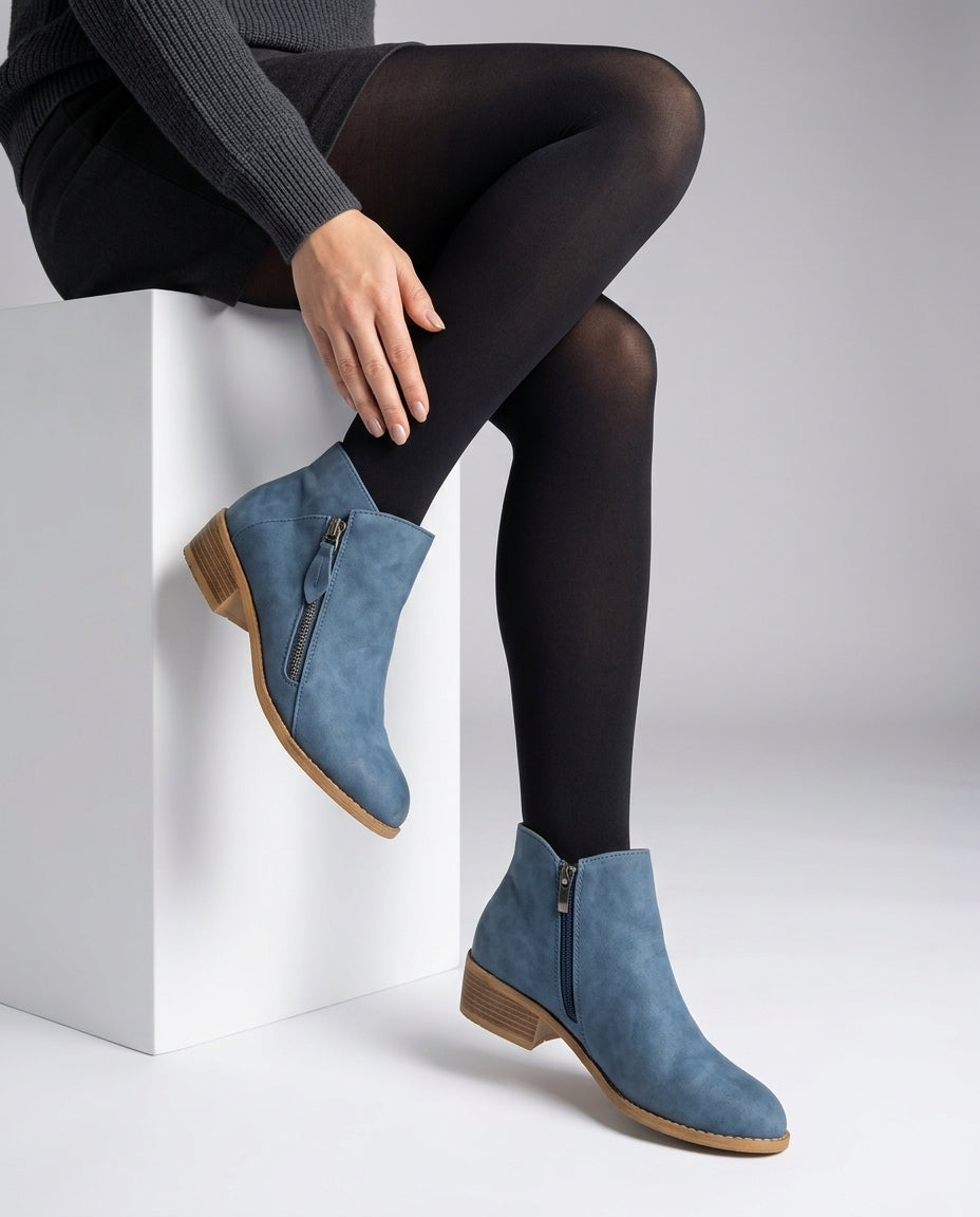 Adeline Women's Block Heel Ankle Boots