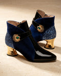 Sinclair Women's Glitter Pointed Booties