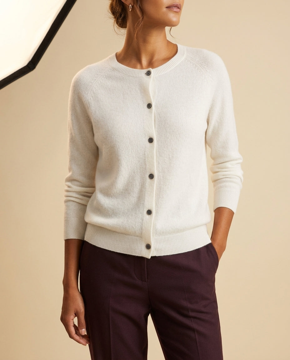 Marlowe Women's Cashmere Wool Cardigan
