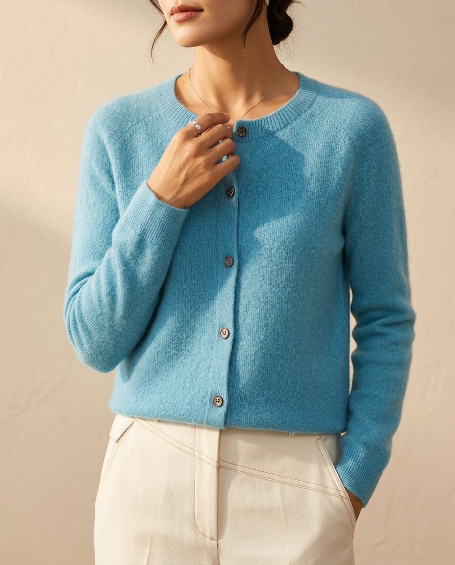 Marlowe Women's Cashmere Wool Cardigan