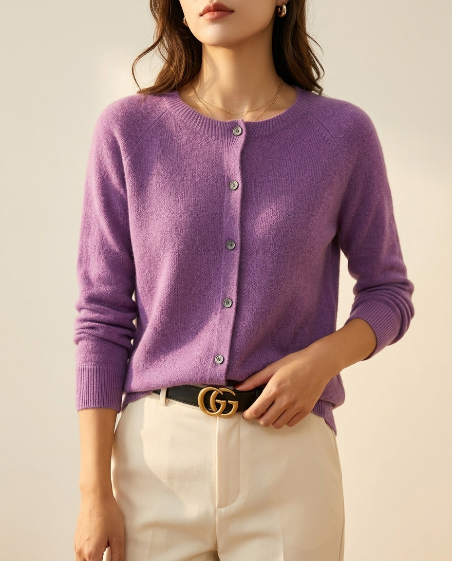 Marlowe Women's Cashmere Wool Cardigan