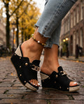 Kensington Women's Chain Wedge Slides